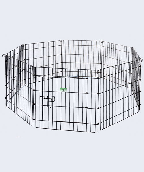 寵物鋼絲圍欄 YD008S(8片)黑塑 寵物鋼絲圍欄 YD008S(8片)黑塑