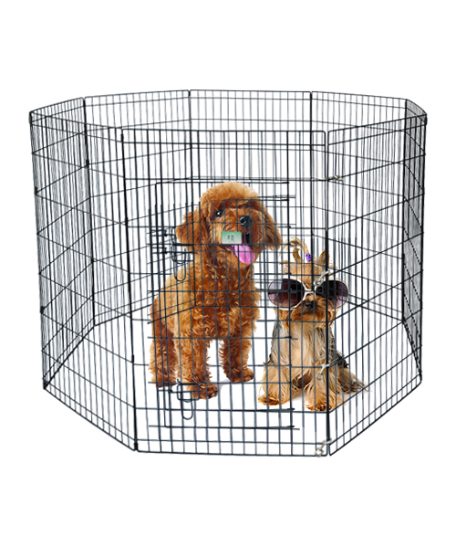 寵物鋼絲圍欄 YD008B黑塑 寵物鋼絲圍欄 YD008B黑塑