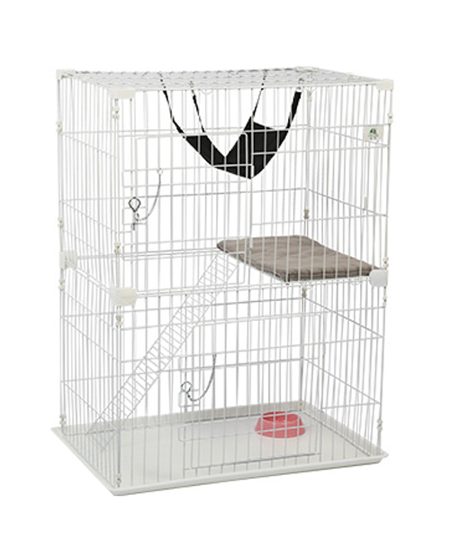 寵物貓籠子YD199（噴塑，PP底盤）