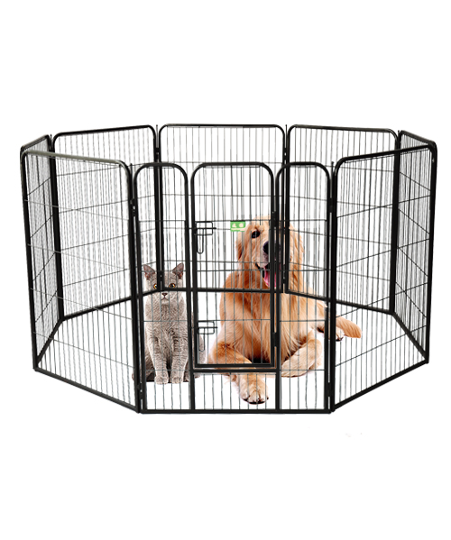 方管鋼絲圍欄 YD066(8片)黑 方管鋼絲圍欄 YD066(8片)黑