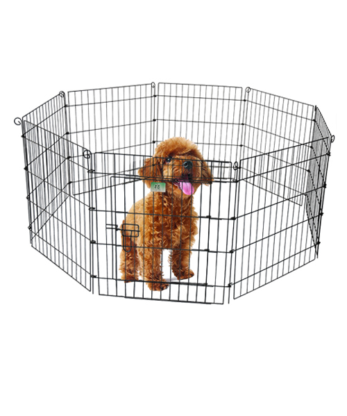 寵物鋼絲圍欄 YD008S(8片)黑塑 寵物鋼絲圍欄 YD008S(8片)黑塑